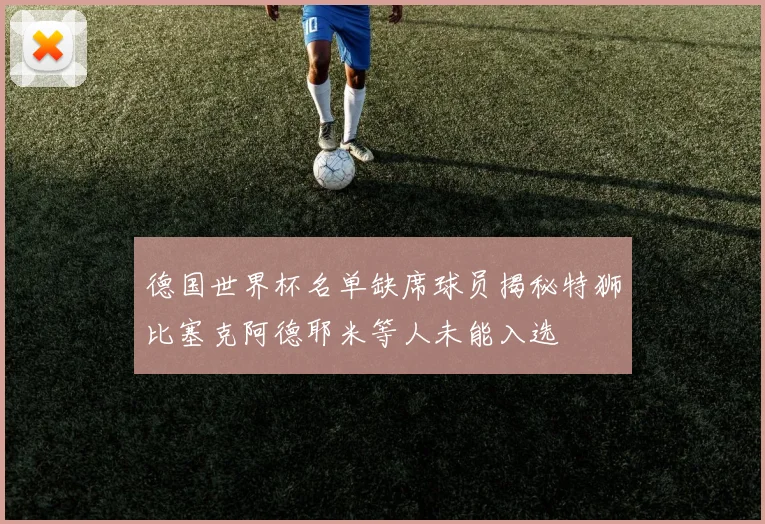德国世界杯名单缺席球员揭秘特狮比塞克阿德耶米等人未能入选